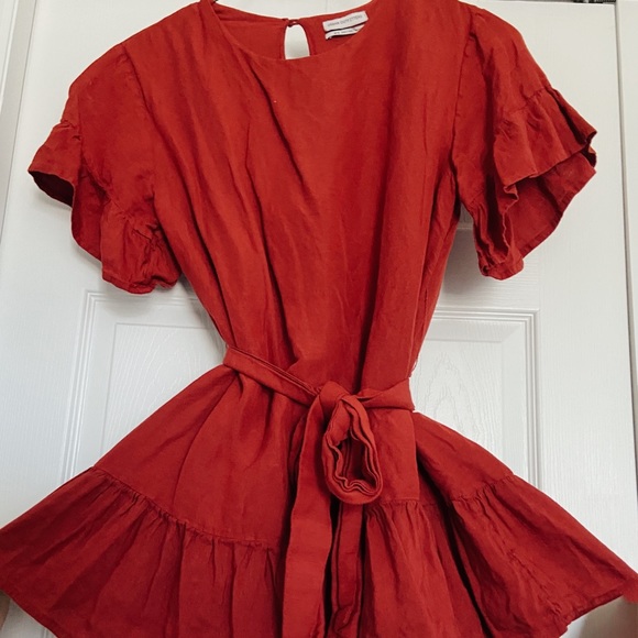 Urban Outfitters Ruffle Tie Dress - Picture 3 of 3